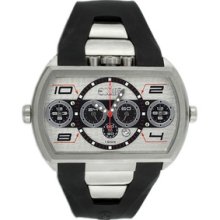Equipe Dash XXL Men's Watch with Silver Case and Grey / Black Dial