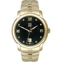 ESQ by Movado Muse Gold-plated Bracelet Black Dial Men's watch