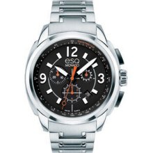 ESQ by MOVADO Swiss Quartz Excel Black Orange Chronograph Men's Watch 07301415