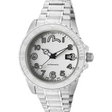 Evisu Watches Men's Yamate White Dial Stainless Steel Stainless Steel