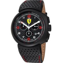 Ferrari Watches Men's F1 Classic Chronograph Carbon Fiber Dial Black C