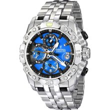 Festina F16542-5 Men's Bike Blue & Black Dial Chronograph Stainles