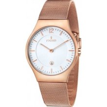 Fjord Scandinavian Mens Olle 2 Hand Rose Gold Plated Watch - Fj-3005-55 Rrp Â£130