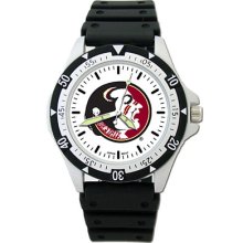 Florida State Seminoles Fsu Ncaa Men's Large Dial Sports Watch W/rubber Bracelet