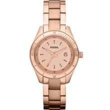 Fossil ES3019 Rose Gold Stella Mini Stainless Steel Women's Watch