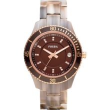 Fossil Es3090 Ladies Alpine Horn Plastic Fossil Stella Watch