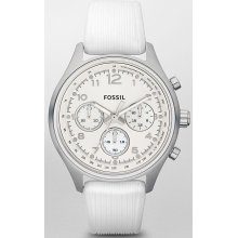 Fossil Flight Silicone White Women's Watch CH2770