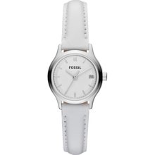 FOSSIL FOSSIL Archival Mini Leather Watch - White