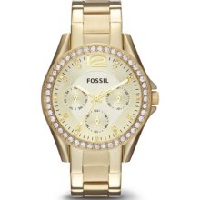 FOSSIL FOSSIL Riley Multifunction Stainless Steel Watch Gold-Tone