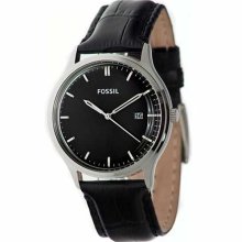 Fossil Mens Ansel Brown Leather Watch Fs4672
