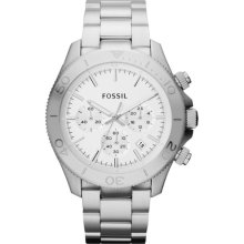 Fossil Retro Traveler Stainless Steel Chronograph Men's Watch CH2847