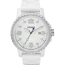 Fossil Silicone Ceramic Ladies Watch CE5002-F