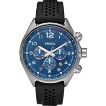 Fossil Silicone Chronograph Mens Watch CH2694