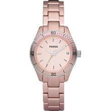 Fossil Stella Mini Blush Aluminum Ladies Watch ES2927