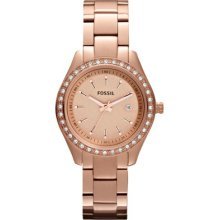 Fossil Stella Mini Rose Gold-tone Stainless Steel Ladies Watch ES3196