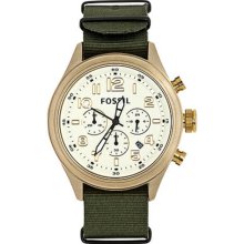 Fossil Vintaged Bronze Chronograph Champagne Dial Men's watch #DE5001