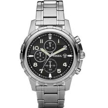 Fossil Watch FS4542 Mens Dean Black Dial Chrono