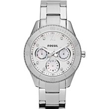 Fossil Watch, Womens Stella Stainless Steel Bracelet 37mm ES3098