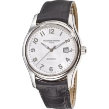 Frederique Constant Men's Runabout Swiss Made Automatic Black Leather Strap Watch