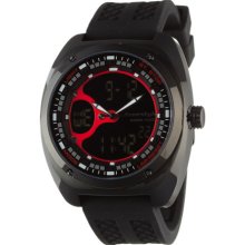 Freestyle Men's The Contact 101187 Black Silicone Quartz Watch with Digital Dial