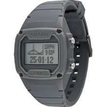 Freestyle Unisex Classic Shark Tide Digital Plastic Watch - Gray Rubber Strap - Gray Dial - 101813