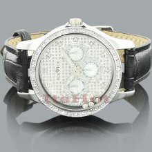 Freeze Ice Time Ladys Diamond Watch 0.17ct Snow