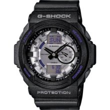 G-shock Plastic Resin Case And Bracelet Silver Digital Analog Dial