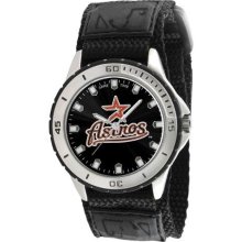 Game Time Black Mlb-Vet-Hou Men'S Mlb-Vet-Hou Veteran Custom Houston Astros Veteran Series Watch