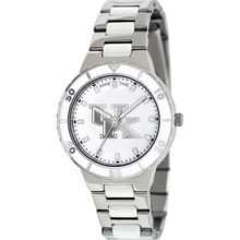 Game Time Watch, Womens University of Kentucky White Ceramic and Stain
