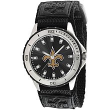 Gametime New Orleans Saints Veteran Velcro Watch