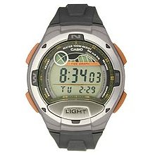 Genuine Casio Watch 10-year Battery Moon Graph Plastic W-753-3a Green Digital