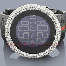 Genuine Mens Gucci Diamond Watch 5.5ct