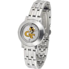 Georgia Tech GT Ladies Stainless Steel Watch
