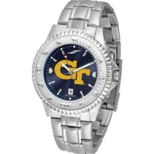 Georgia Tech Yellow Jackets NCAA Mens Steel Anochrome Watch ...