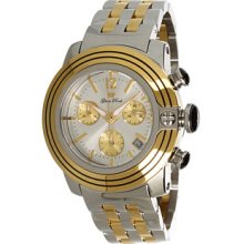 Glam Rock Lady SoBe 40mm Two-tone Gold Plated Chronograph Watch- GR31115 Watches : One Size