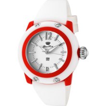 Glam Rock Watches Women's Miss Miami Beach White Dial White Silicone W