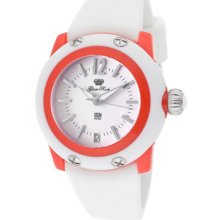 Glam Rock Watches Women's Miss Miami Beach White Dial White Silicone