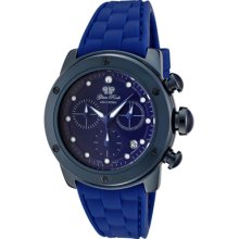 Glam Rock Watches Women's Aqua Rock Chronograph Blue Dial Blue Silicon