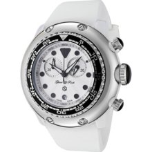 Glam Rock Watches Women's Miami Beach Chronograph White Dial White Sil