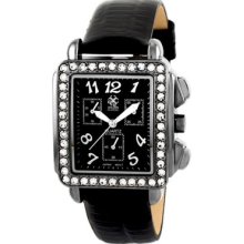 Golden Classic Women's Silhouette Watch in Gun / Black