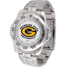 Grambling State Tigers Mens Sports Steel Watch