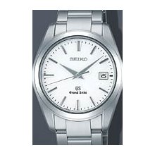 Grand Seiko Steel 37mm Watch - White Dial, Stainless Steel Bracelet SBGX059 Sale Authentic