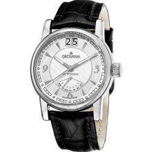 Grovana Mens Day Retrograde Silver Dial Quartz Watch 1721.1532