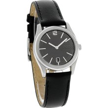 Gucci 5700 G-Case Ladies Classic Black Leather Band Swiss Quartz Watch YA057501