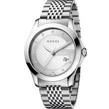 Gucci 'G Timeless' Diamond Dial Bracelet Watch