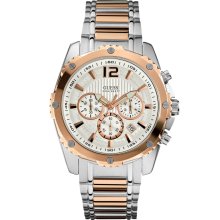 GUESS Rose Gold-Tone Sport Chronograph Watch