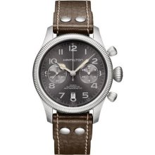 Hamilton H60416583 Watch Khaki Field Mens - Black Dial Stainless Steel Case Automatic Movement