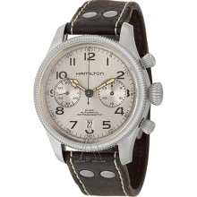 Hamilton Khaki Conservation Auto Chrono Silver Dial Mens Watch H6 ...