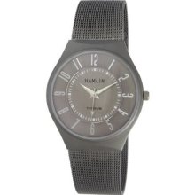 Hamlin Men's Miyota 1L32 Titanium Dial & Stainless Steel Bracelet Watch