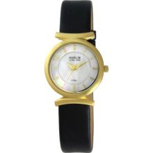Hamlin Women's Miyota 1L32 White Mother-of-Pearl Dial & Leather Strap Watch
